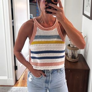 BCBGeneration Razorback Knit Tank